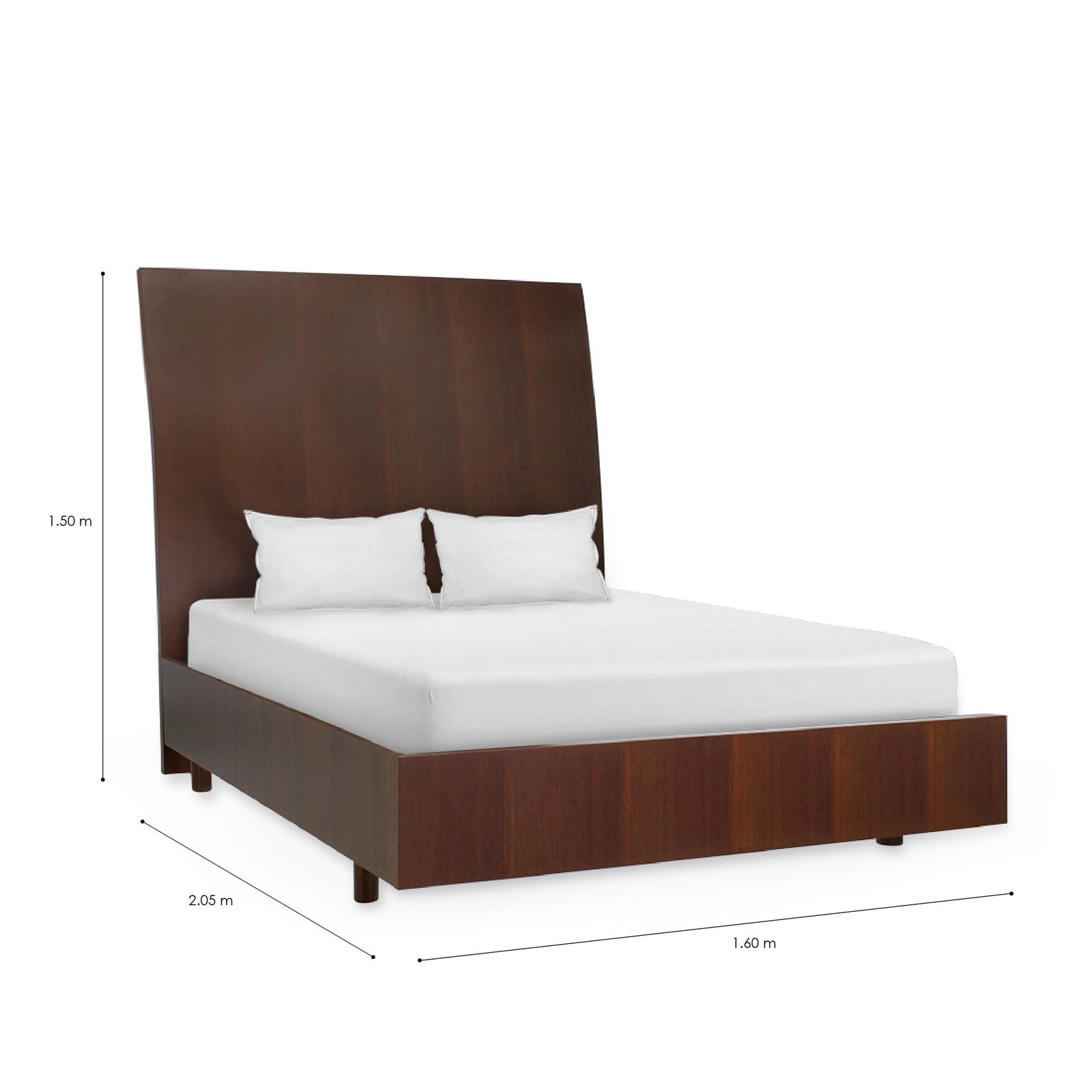 CAMA LEXUS QUEEN ENCHAPADO LINEAL CCA - Imagen 4