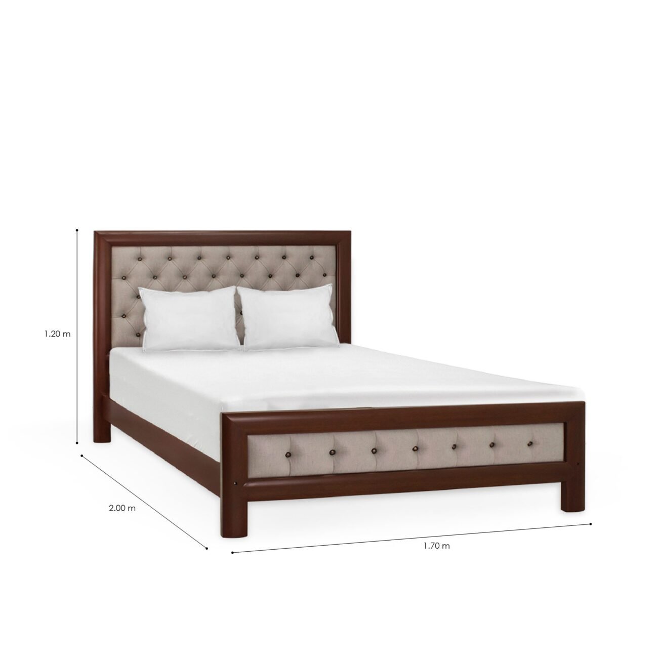 CAMA SALFORD QUEEN TAPIZADA CCA - Imagen 2
