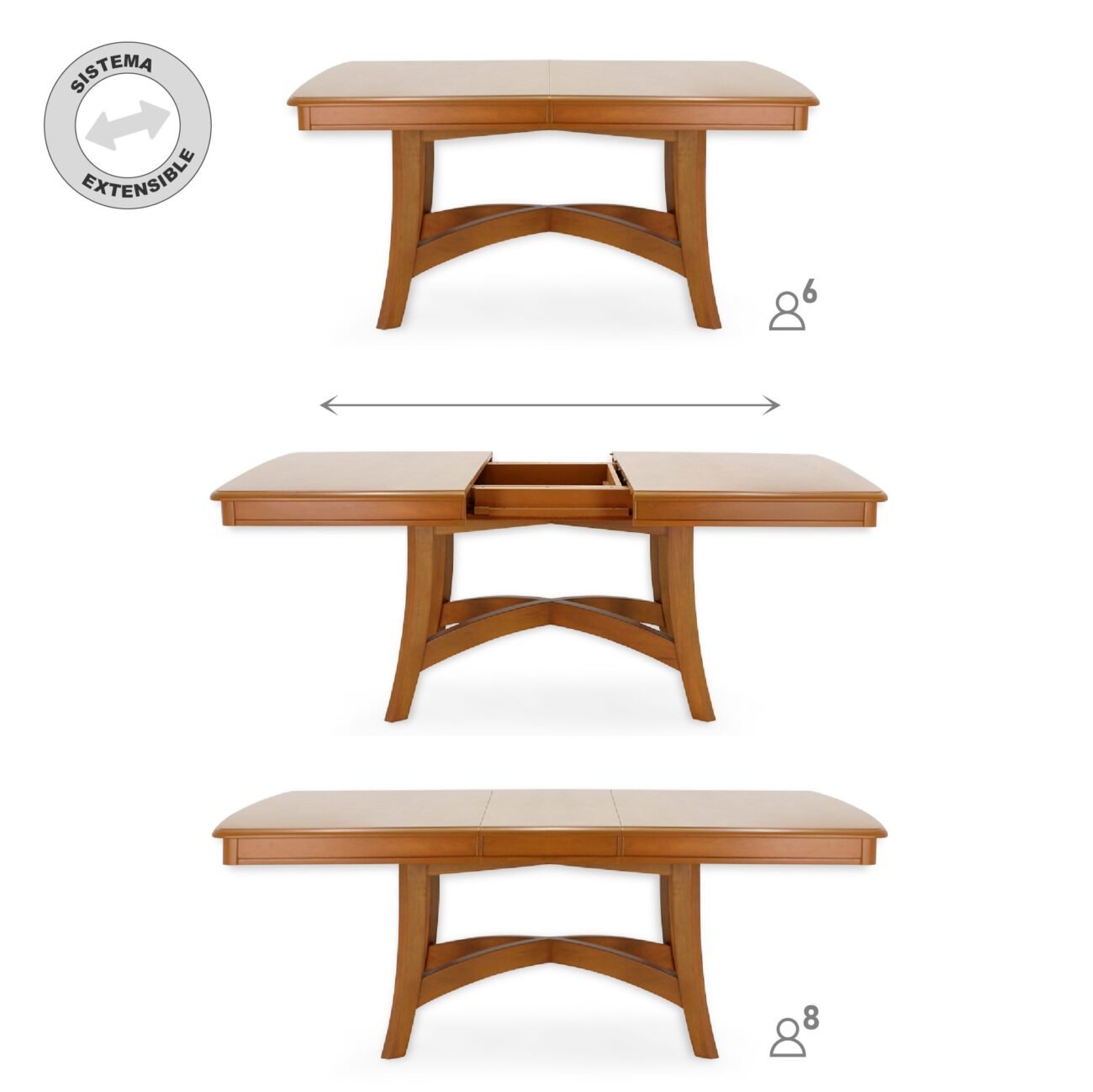 Mesa Futton extensible - Imagen 5