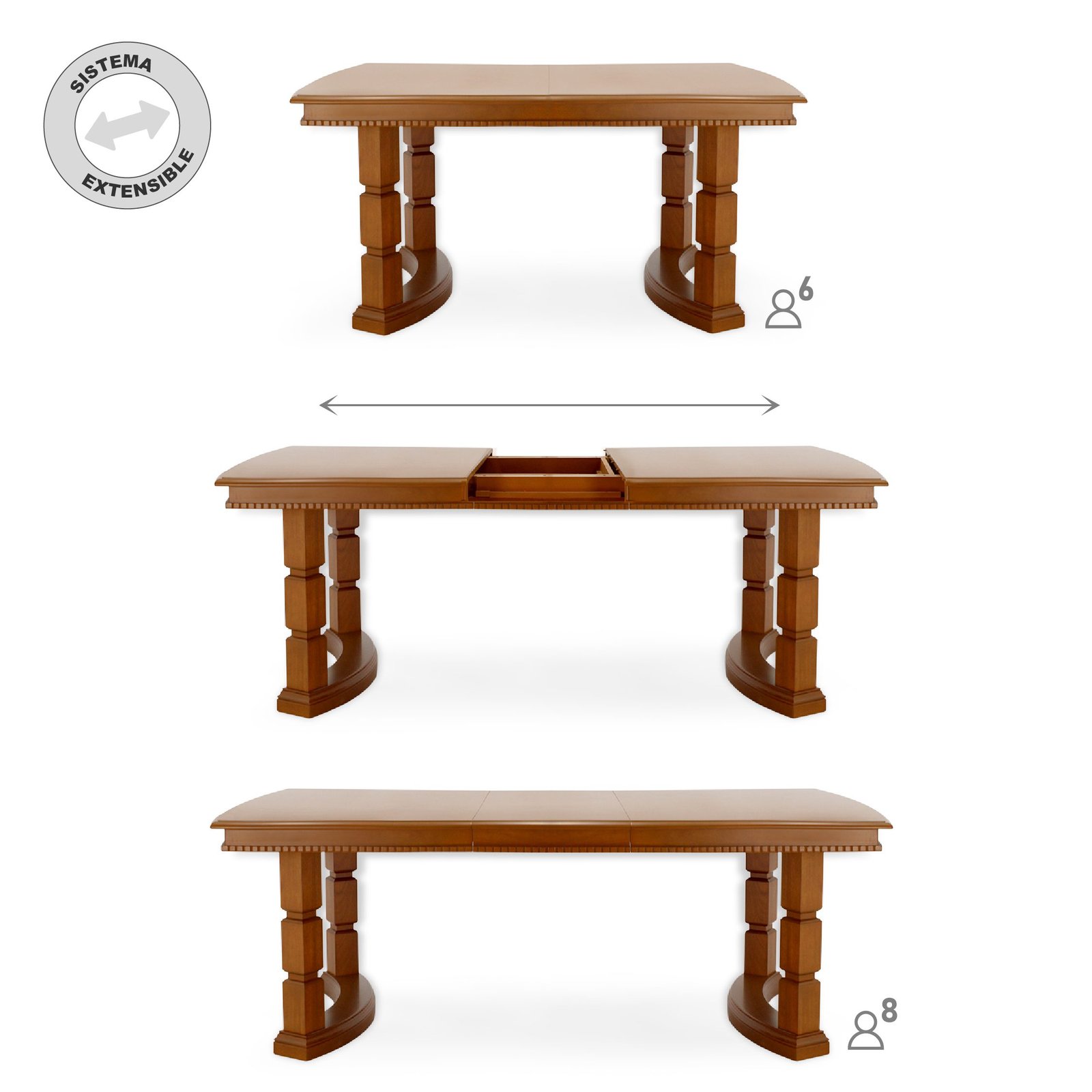 Comedor Palladium extensible - Imagen 7