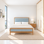 DORMITORIO BEETON | CAMA QUEEN TAPIZADA