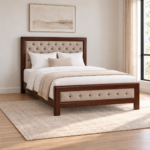 DORMITORIO SALFORD | CAMA QUEEN TAPIZADA - Imagen 3