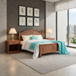 DORMITORIO DALLAS | CAMA 2 PLAZAS + 1 VELADOR