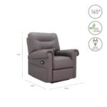 Sillón Reclinable Burdeos - Imagen 4