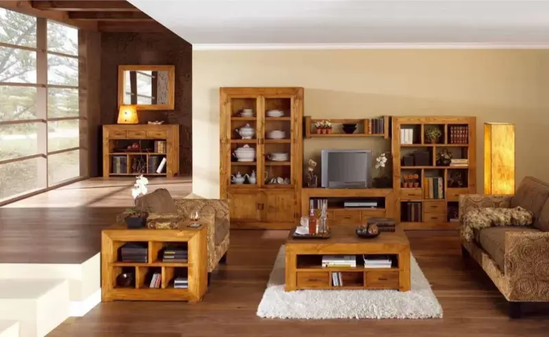 combinar muebles de madera