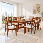 COMEDOR FUTTON | COMEDOR EXTENSIBLE CON 8 SILLAS