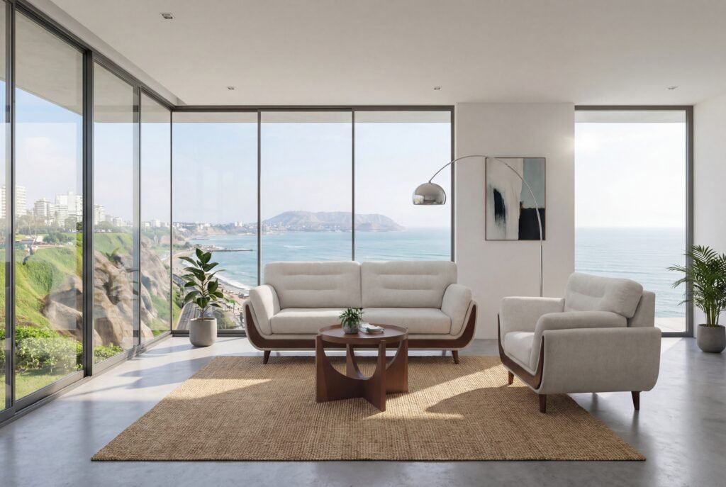 sala moderna y elegante
