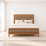 CAMA BEETON | CAMA QUEEN TAPIZADA
